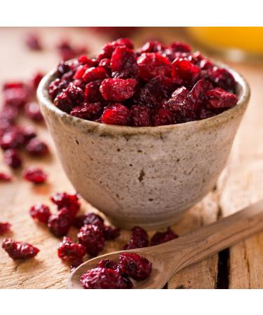 Organic Dried Cranberry (500g) Whole Cranberries Organically Grown Lightly Sweet With Fruit Juice 100% Natural and Pure Snack with Ready to Eat Vegan - Buy Online on GoSupps.com