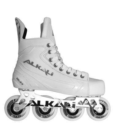 Alkali Cele III Senior Adult Junior Kids Inline Roller Hockey Skates, New for 2023 Skate Size 6 (Shoe Size 7-7.5)