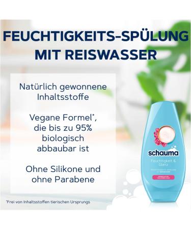  Schauma Schauma Schwarzkopf Set of 2 moisturizing and shine-enhancing conditioners (2 x 250 ml) conditioner for normal to dry hair - Buy Online on GoSupps.com