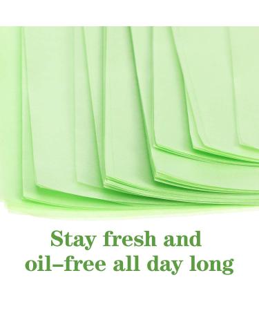 400 Sheets Oil Absorbing Tissues - Soft Blotting Paper for Oily Skin and Travel - 4 Colors (Pink, Brown, Blue, Green) - Buy Online on GoSupps.com