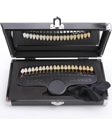 20 Colors 3D Teeth Shade Guide Set with Comparator Mirror - Dental Whitening & Bleaching Tool for Professionals - Buy Online on GoSupps.com
