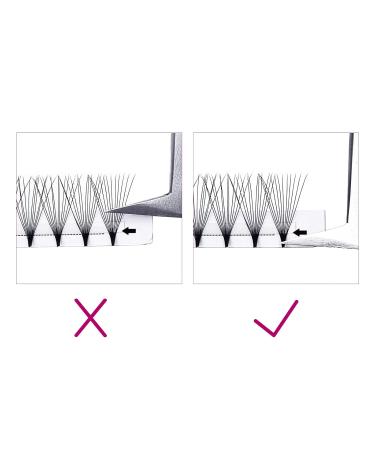 Buy 12D Volume Eyelashes - D Curl 0.07mm 11mm | Premium Artificial Eyelash Extensions for Effortless Glam - Buy Online on GoSupps.com