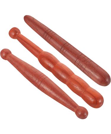 JECOMPRIS 12-STK Acupressure Massage Tools | Deep Tissue Massage Pencil & Hand Massager | Portable Wooden Magic Wand for Ultimate Relaxation - Buy Online on GoSupps.com