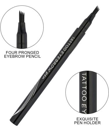 Multi-Fork Eyebrow | Eyebrow Contouring Sweatproof Pencil Everyday Women Cosmetics for Eyes for Home Working Traveling Gathering Dating 1#brown - Buy Online on GoSupps.com