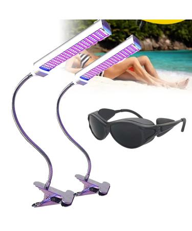 Obtenez Le Parfait Look Ensoleill Avec Notre Lampe De Bronzage Faciale 400 W Lampe De Bronzage Uva R glable 180 Avec Supports Et Lunettes De S curit Pour Le Visage Et Le Corps 2Pcs