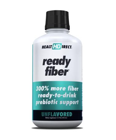 HEALTH DIRECT Ready Fiber Non-GMO Liquid Fiber High Fiber Supplement  for Regularity  Bloating Relief  Psyllium-Free  Fiber for Women  Men & Kids  12 Grams Fiber  Prebiotic FOS  15 Oz
