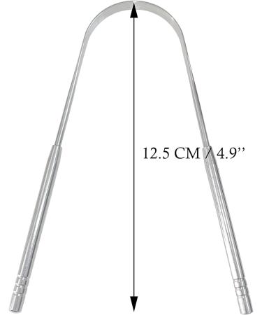 Stainless Steel Tongue Scraper for Fresh Breath and Dental Hygiene - Buy Online on GoSupps.com