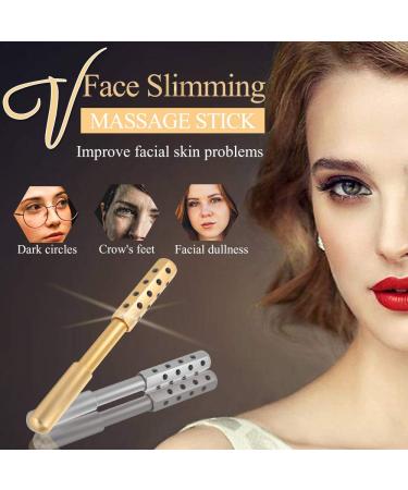 38 Beauty Germanium Roller - Uplifting Facial & Body Skin Care Tool for Tightening Reducing Wrinkles & Eye Pouches | Silver - Buy Online on GoSupps.com