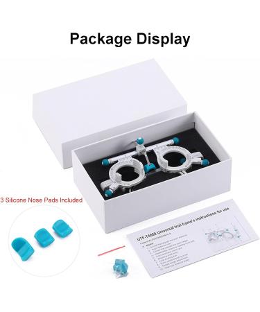 Shop Aredwhiterui Ultra-Light Titanium Optical Test Frame - Adjustable for 5 Lenses & Comfortable Silicone Nose Pads Ideal for All Facial Forms | Global Shipping Available - Buy Online on GoSupps.com