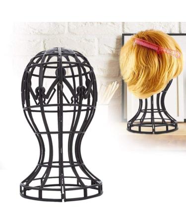 Portable ABS Foldable Wig Stand - Black | Perfect for Washing | International Shipping Available - Buy Online on GoSupps.com