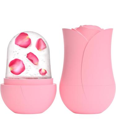 Ice Face Roller | Small Ice Cube Roller Ice Roller for Face and Eye Facial Beauty Ice Roller Skin Care Tools Ice Facial Cube Silicone Ice Mold Pink - Buy Online on GoSupps.com