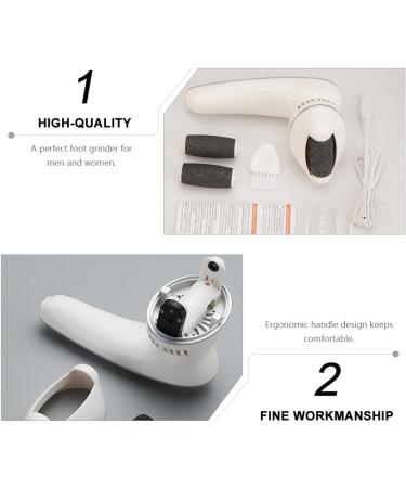 Ipetboom Pedicure Electric Foot File Soap Tin Foot Callus Remover Household Tools File Scrubber Home Foot Grinder Natural Pumice Shower Foot Scrubber Exfoliating Plastic Accessories - Buy Online on GoSupps.com