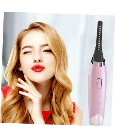 Buy Eyelash Curler with 3 Temperature Gears - Rechargeable USB Eyelash Brush & Curling Clips for Perfect Curls | International Shipping Available - Buy Online on GoSupps.com