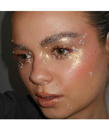 DE'LANCI Korean High Pigment Glitter Eyeshadow - Long Lasting Shimmer Gold, Waterproof & Sweat-Proof, Vegan & Cruelty-Free - Buy Online on GoSupps.com