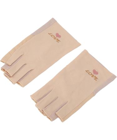 Manicure Gloves Anti Uv Manucure for Fingerless Fingerless Fiber Cotton Anti Uv Manicure Moisturizing Gloves (Generic1wb6cehp7k-12) - Buy Online on GoSupps.com