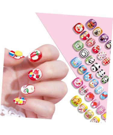 FRCOLOR 4 Sets Children's Nail Art Toys Nails Kit Kids Toys for Girls Nail Decor Kids Fake Nails Nail Kit for Kids Makeup Toy Childrens Toys Nail Art Kit Make up Toddler Paper Decorate - Buy Online on GoSupps.com