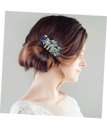 Amosfun Diamond Phoenix Hair Comb Wedding Hair Clip Combs for Women Wedding Hair Accessories for Women Flower Girl Barrette Rhinestone Barrette Comb Crystal Hair Clips Hair Side Comb Lace - Buy Online on GoSupps.com