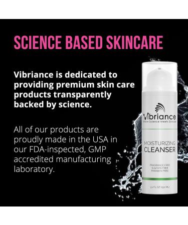 Vibriance Ultra-Gentle Face Cleanser & Makeup Remover | Sulfate & Paraben-Free | 5.1 fl oz - Buy Online on GoSupps.com