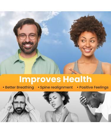 HALLWAY STORIES Back Brace Posture Corrector for Women and Men | Adjustable Upper Back Straightener & Shoulder Brace | Neck Pain Relief (25-50 ) - Buy Online on GoSupps.com