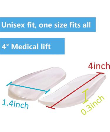Olukssck 2 Pairs Medial Lateral Heel Wedge Inserts - Orthopedic Supination Pronation Insoles for Knock Knee Pain, Osteoarthritis, O/X Type Leg Corrective - Buy Online on GoSupps.com