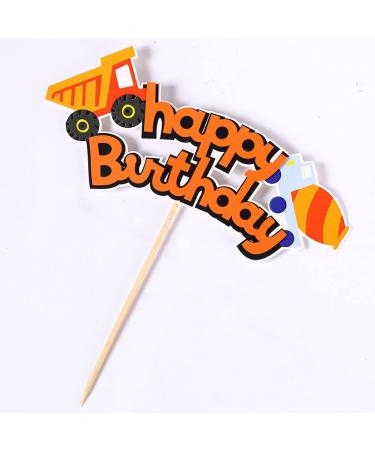 Personalised Cake Toppers Cake Decorations Cake Toppers for Kids Engineering Vehicle Car Cake Decorations Birthday Party Dessert Baking Decor Supplie (Color : C) (Color : E) (Color : C) - Buy Online on GoSupps.com