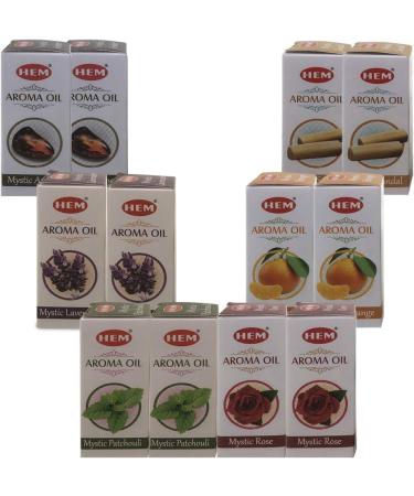 Assorted Fragrance Oil for Diffuser and Candle Scents Soap Making Aromatherapy Perfumery 6aroma-assort - Buy Online on GoSupps.com