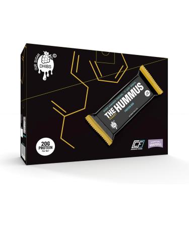 The Hummus Peanut Protein Bar - 20g Protein, Plant Based, Zero GMO, Dairy & Added Sugar - 12 Bars - Buy Online on GoSupps.com