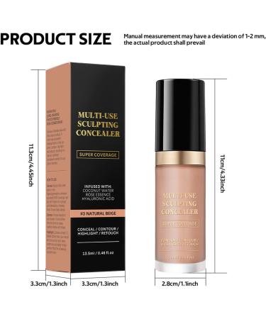 Correcteur couverture compl te avec design hydratant Finition mate naturelle Maquillage du visage couverture compl te pour un maquillage quotidien Correcteur respirant COOKIE - Buy Online on GoSupps.com