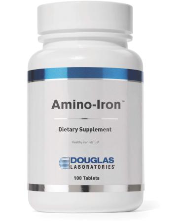 Douglas Laboratories Amino-Iron | Highly Absorbable Iron/Amino Acid Supplement | 100 Tablets