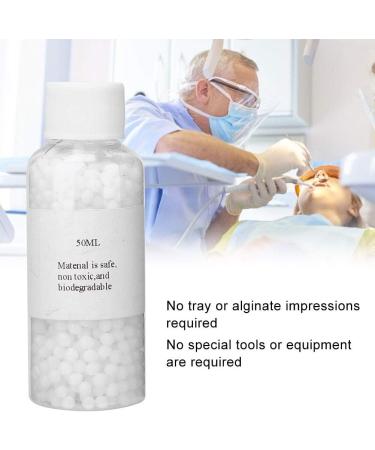 Temporary Tooth Repair Kit - Dental Filling Material & Thermal Adhesive Beads for Missing/Broken Teeth (50ML) - Degradable Solution for Easy Tooth Restoration - Buy Online on GoSupps.com