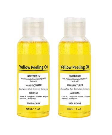 Thai Whitening Yellow Peeling Oil Super Powerful Peeling Natural Spots Whitening Yellow Peeling Oil with Hyaluronic Acid Softening Callus Removal