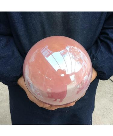 Natural Crystal Rough Specimen Rose Quartz Crystal Sphere Bismuth Titanium Silicon Sphere 1300-1500g - Buy Online on GoSupps.com