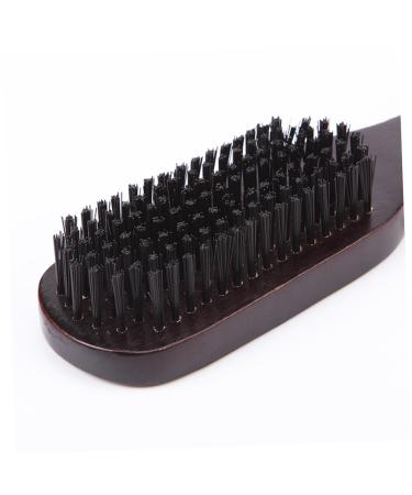 Minkissy 2-Piece Nail & Beard Cleaning Brush Set - Curly Hair Nylon Bristles Wooden Handle | Men's Grooming Essential - Buy Online on GoSupps.com