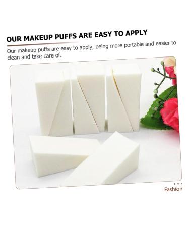 Buy FRCOLOR 60 Pcs Loose Puff Makeup Pads - Green Triangle Wedges & Mini Sponges for Flawless Beauty Everywhere | International Shipping Available - Buy Online on GoSupps.com