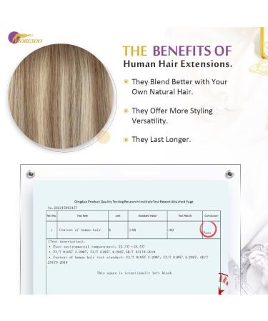 Moresoo Invisible Tape In Extensions - Real Human Hair Light Brown to Mid-Blonde 45 cm 10 Pieces (#8/22) - Premium Adhesive Hair Extensions - Buy Online on GoSupps.com