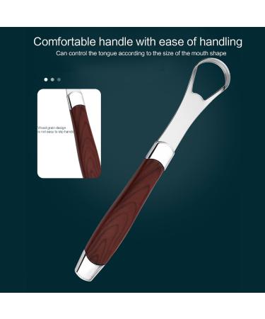 Mialle Metal Tongue Scraper - Effective Bad Breath Cleaner for Adults & Kids | Improve Oral Hygiene - Buy Online on GoSupps.com