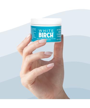 Birch Activated White Charcoal Powder for Professional Teeth Whitening - Natural & Fluoride Free Oral Care - Buy Online on GoSupps.com