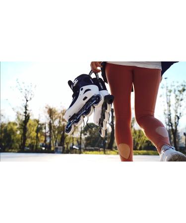 PAPAISON Adjustable Inline Skates with Light Up Wheels - White, Large (Youth & Adult 4-7 US) - Buy Online on GoSupps.com