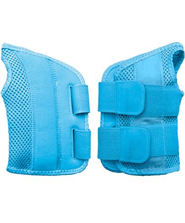Nucamper Breathable Wristwear Bandage with Metal Rail Stabilizer Adjustable Support for Arthritis Tendonitis & Sprains Unisex S/M Right Hand Blue - Buy Online on GoSupps.com
