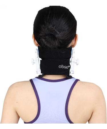 Cervical Spine Retractor Double Knob Adjustable Fixed Cervical Spine Orthosis Breathable Lightweight Neck Stretcher for Home Hospitals - Buy Online on GoSupps.com