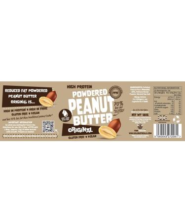 PPB Original Powdered Peanut Butter 180g (Contains Peanuts) - Buy Online on GoSupps.com