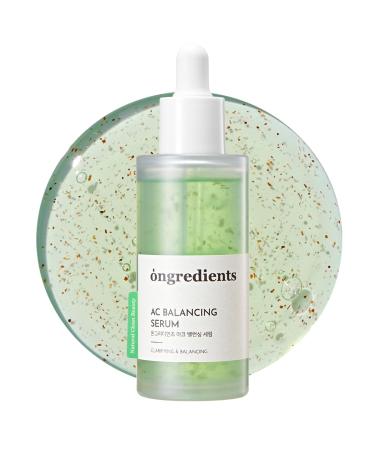 Ongredients Heartleaf Acne Serum with Ceramide Hyaluronic Acid Acne Prone Skin Oil Control Pore Refining Non-Comedogenic Vegan Korean Skin Care 1.69 Fl Oz