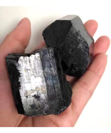 1pc 100g-120g Natural Quartz raw Black Tourmaline Tumbled Stones Obelisk - Buy Online on GoSupps.com