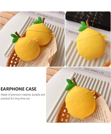 UKCOCO 1Pc Lemon Headphone Case Wireless Earphone Case Earphone Sleeve Headset case Earphone Shell Cute Skin Case Earbud Case Cover Clear Case Earphone Cover Silica Gel Simple Pro2 Yellow 9x6x4cm - Buy Online on GoSupps.com