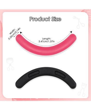 PROUSKY 30 Pieces Eyelash Curler Refills Black Pink Silicone Rubber Lash Curler Pads Replacement Makeup Tools for Universal Eyelash Curler with a Clear Storage Box Fits All Eye Shapes colorful - Buy Online on GoSupps.com