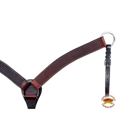 HILASON Dark Brown American Leather Western Horse Breast Collar Tack - Buy Online on GoSupps.com