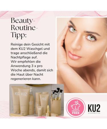  KU2 Cosmetics KU2 Retinol Night Cream - Nourishing Retinol Face Cream with Jojoba Oil - Anti-Aging Cream Promotes Collagen Production in the Skin - General Skin and Skin Care - Buy Online on GoSupps.com