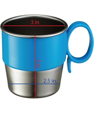 Innobaby Din Din SMART Stainless Steel Cup 9oz (Blue (2 Pack)) - Buy Online on GoSupps.com