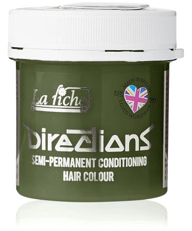 DIRECTIONS Spring Green Semi-Permanent Hair Colour - 88ml Tub Spring Green 88 ml (Pack of 1)