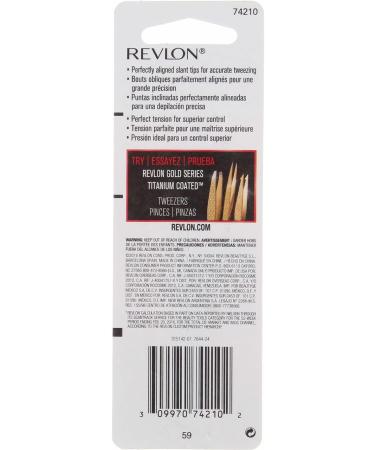 Revlon Expert Tweezer Slant Tip 5-Pack - Precision Slant Tweezers - Buy Online on GoSupps.com